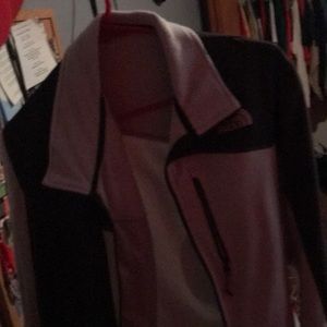 White zip up